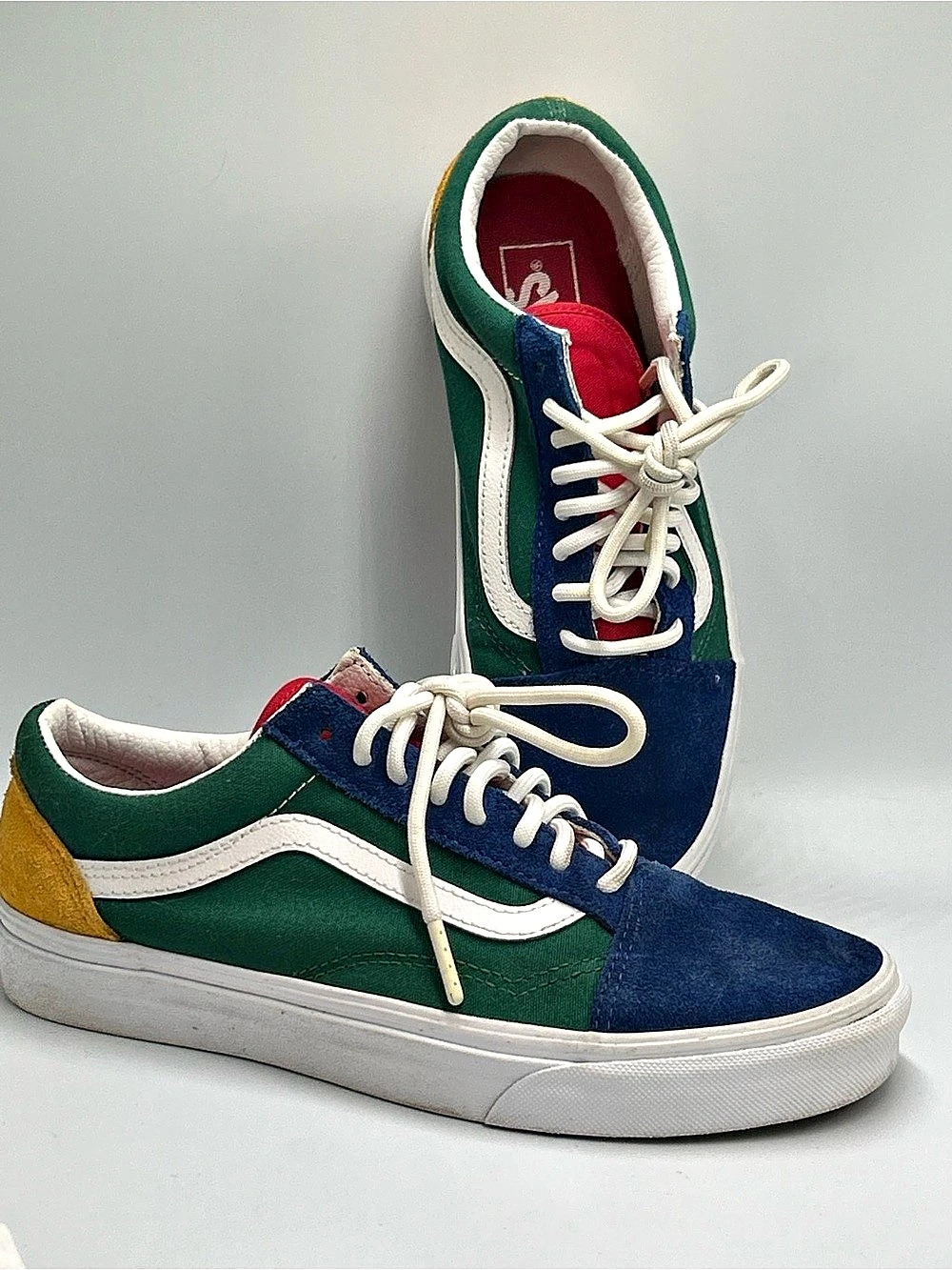 Vans Old Skool Colorblock Sneakers US Men’s 6.5 Women’s 8 Suede